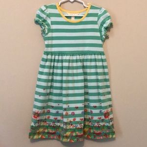 Matilda Jane Green Floral Dress SIZE 6 EUC